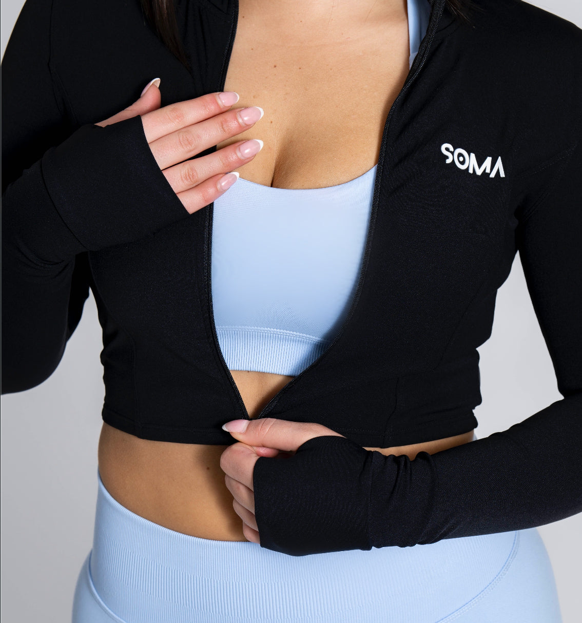 Crop Zip Jacket