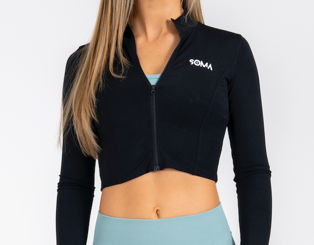 Crop Zip Jacket